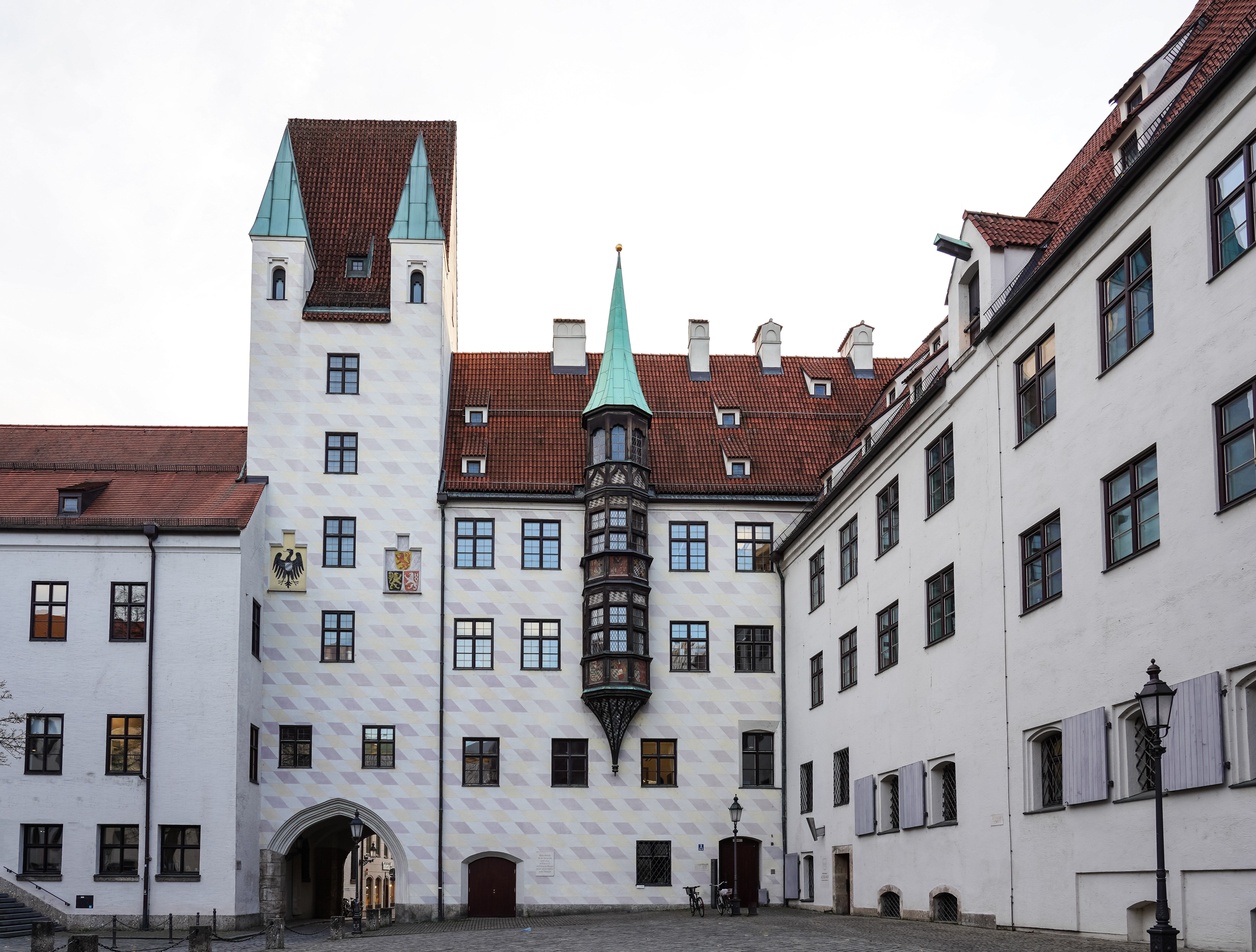 Alter Hof, Old Court, Munich, Upper Bavaria, Bavaria, Germany