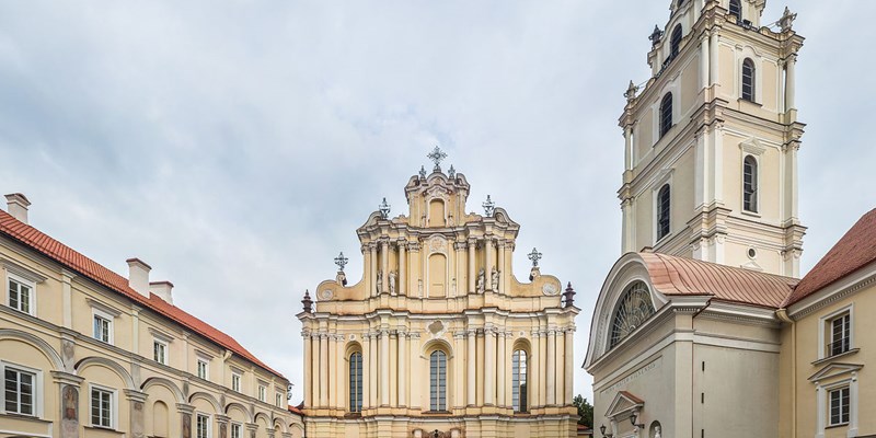 Vilnius University in Vilnius Old Town, Lithuania